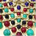 Carlo Zini  Multicolored boules necklace